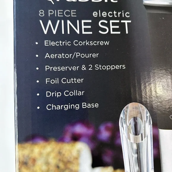 RABBIT • 8 Piece Electric Wine Set • - Picture 2 of 6